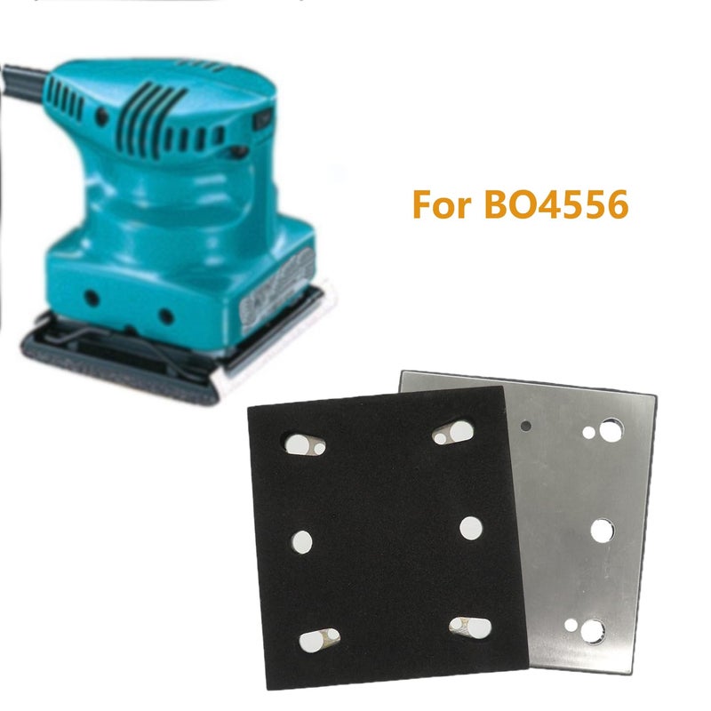 BAIDOON 1/4 Sheet Replacement Pad for BO4556 Sander, Compatible with BO4557 BO4558 BO4565, Square Sander Pad 158324-9-SPD17 (1 Pack) - Image 2